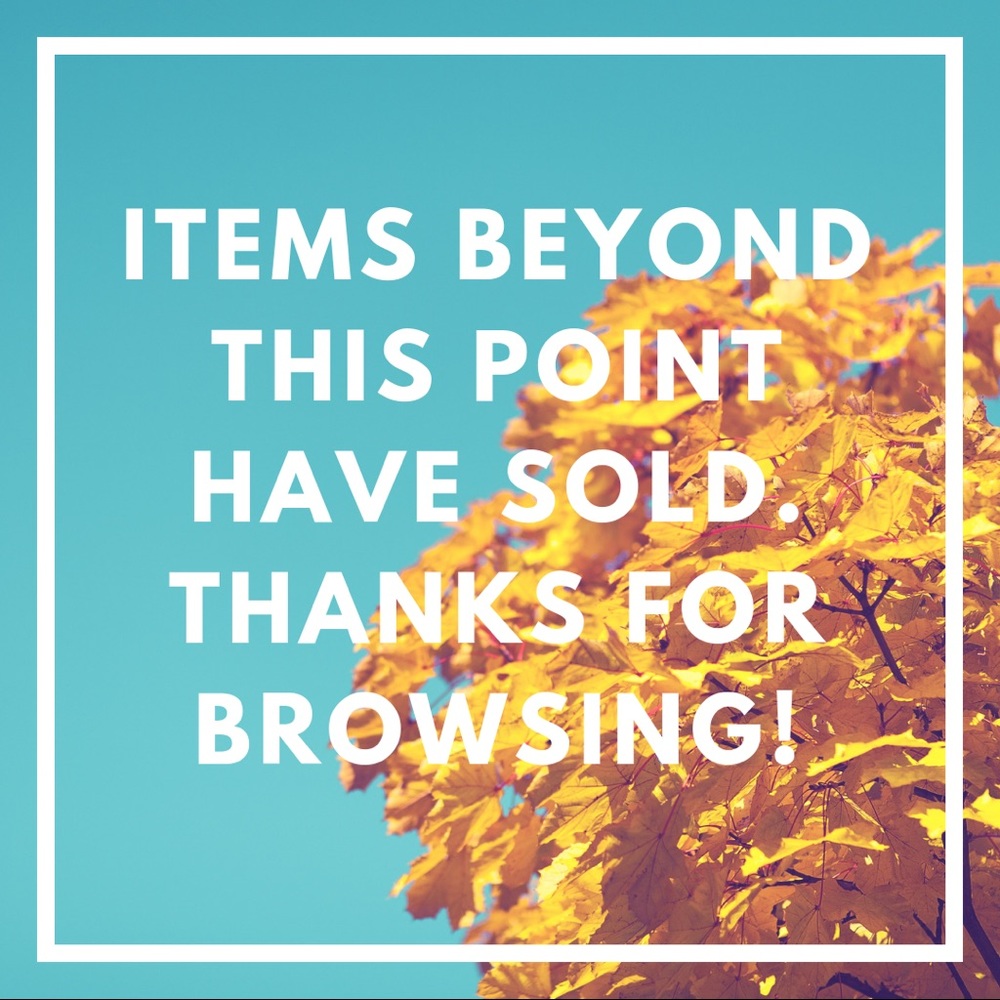 Items beyond this point are sold